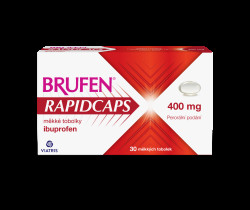 Brufen Rapidcaps 400 mg 30 měkkých tobolek