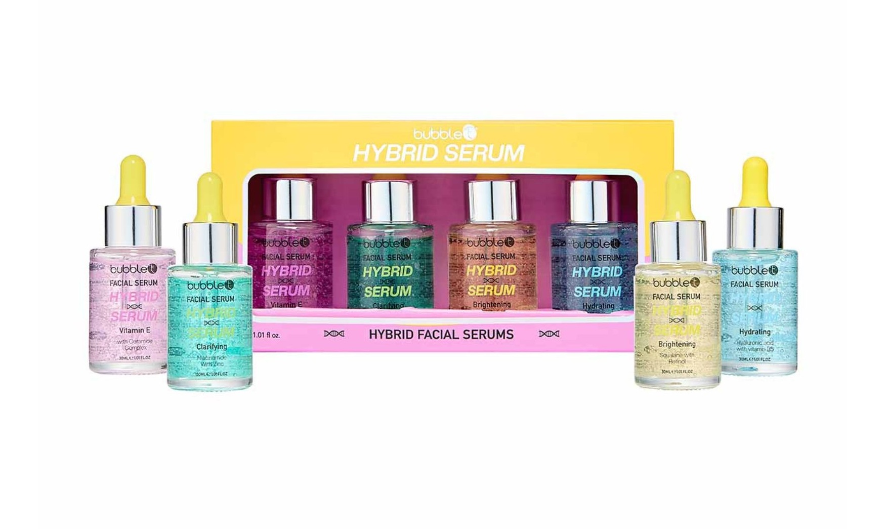 Bubble T Sada pleťových sér 4x30 ml