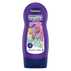 BÜBCHEN Kids šampon & sprchový gel & kondicionér 3v1 Malá mořská víla 230 ml