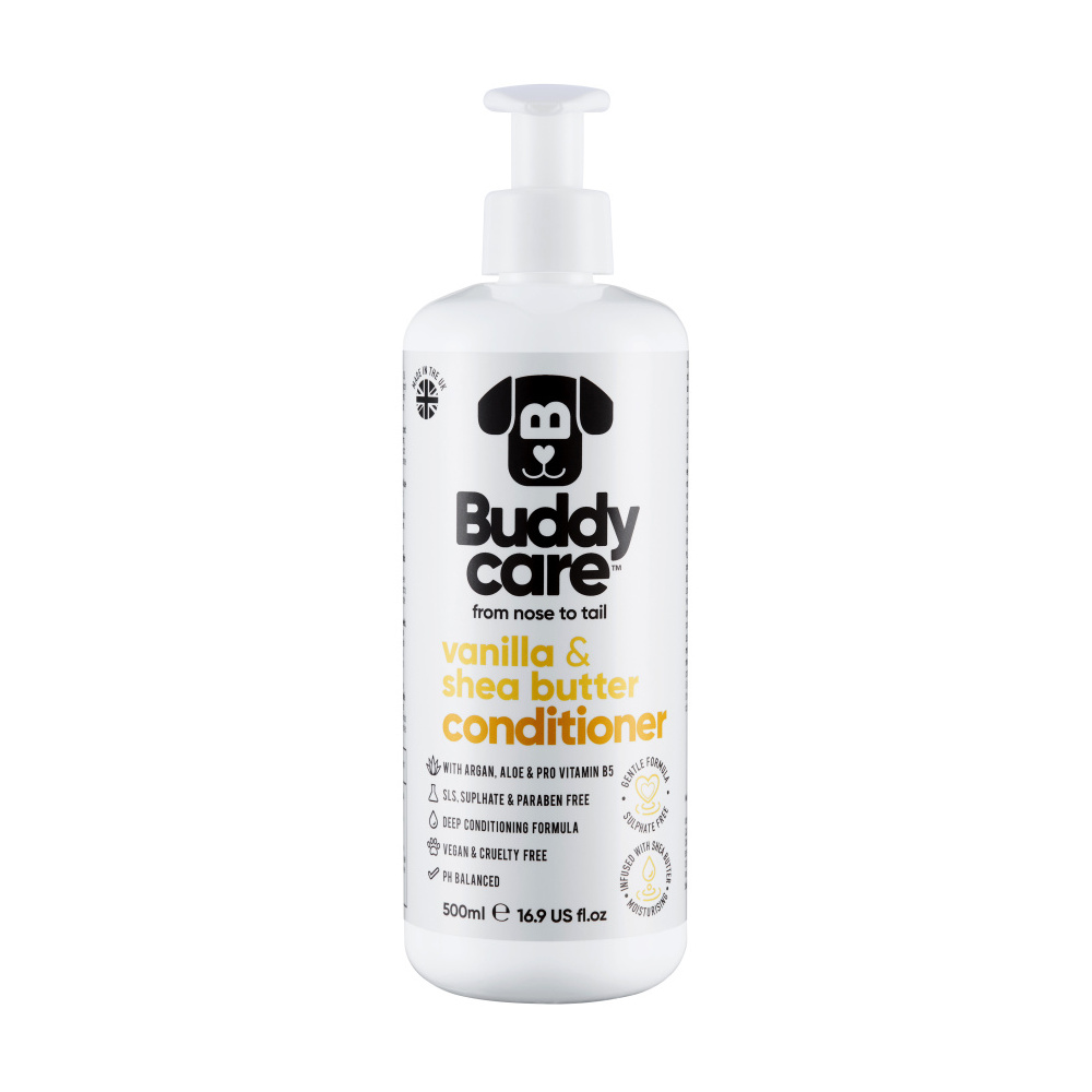 Buddycare Vanilla & Shea Butter kondicionér pro psy 500 ml
