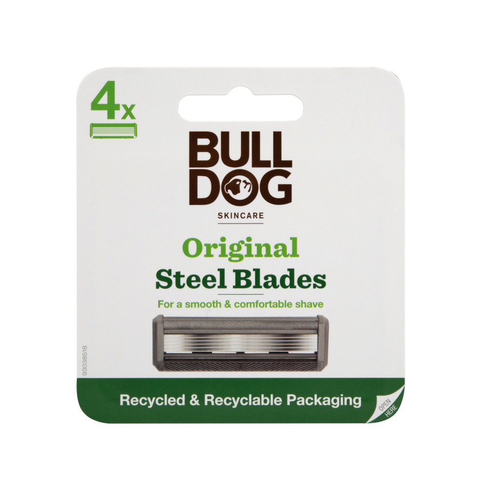 Bulldog Original Steel Blades náhradní hlavice 4 ks