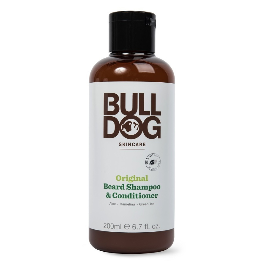 BULLDOG Šampon a kondicionér 2v1 na vousy pro normální pleť Original Beard Shampoo & Conditioner 200 ml