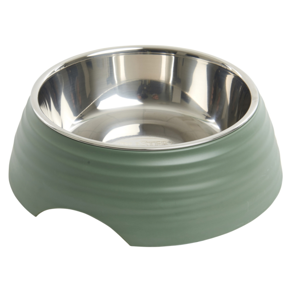 BUSTER Frosted Ripple Bowl Miska pro psy zelená, Velikost: L