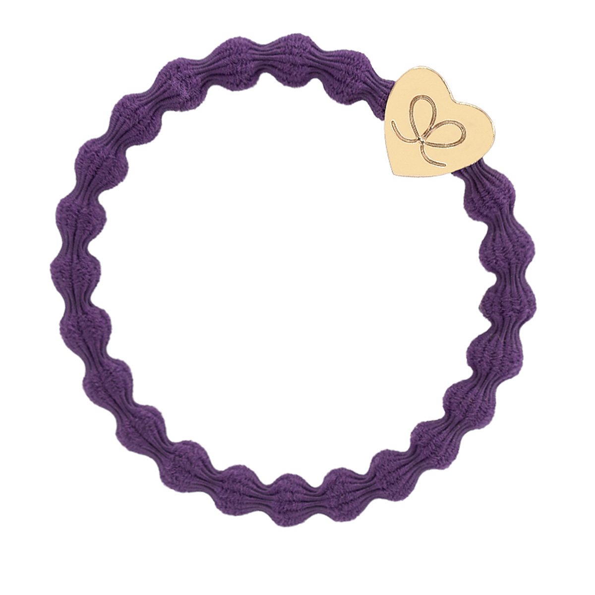 By Eloise London Gold Heart Purple (Purple)