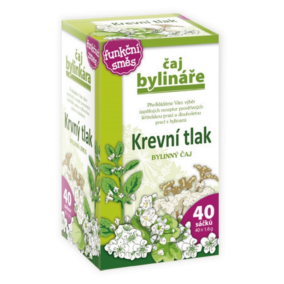 BYLINÁŘ Bylinný čaj krevní tlak 40 sáčků