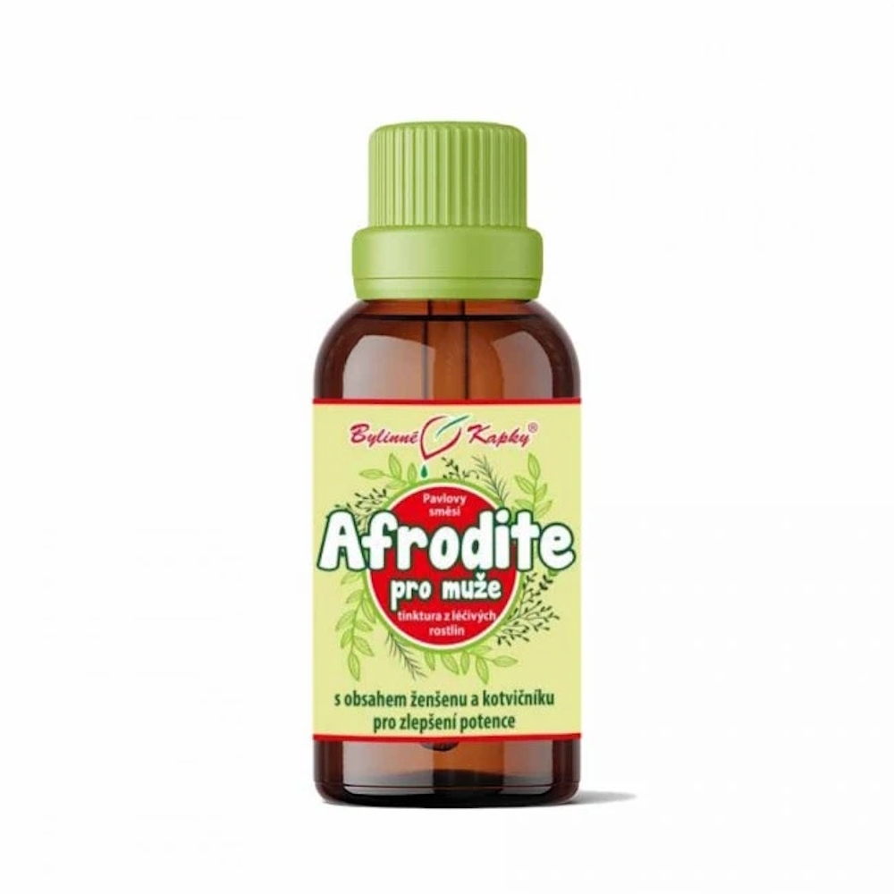 BYLINNÉ KAPKY Afrodite pro muže 50 ml