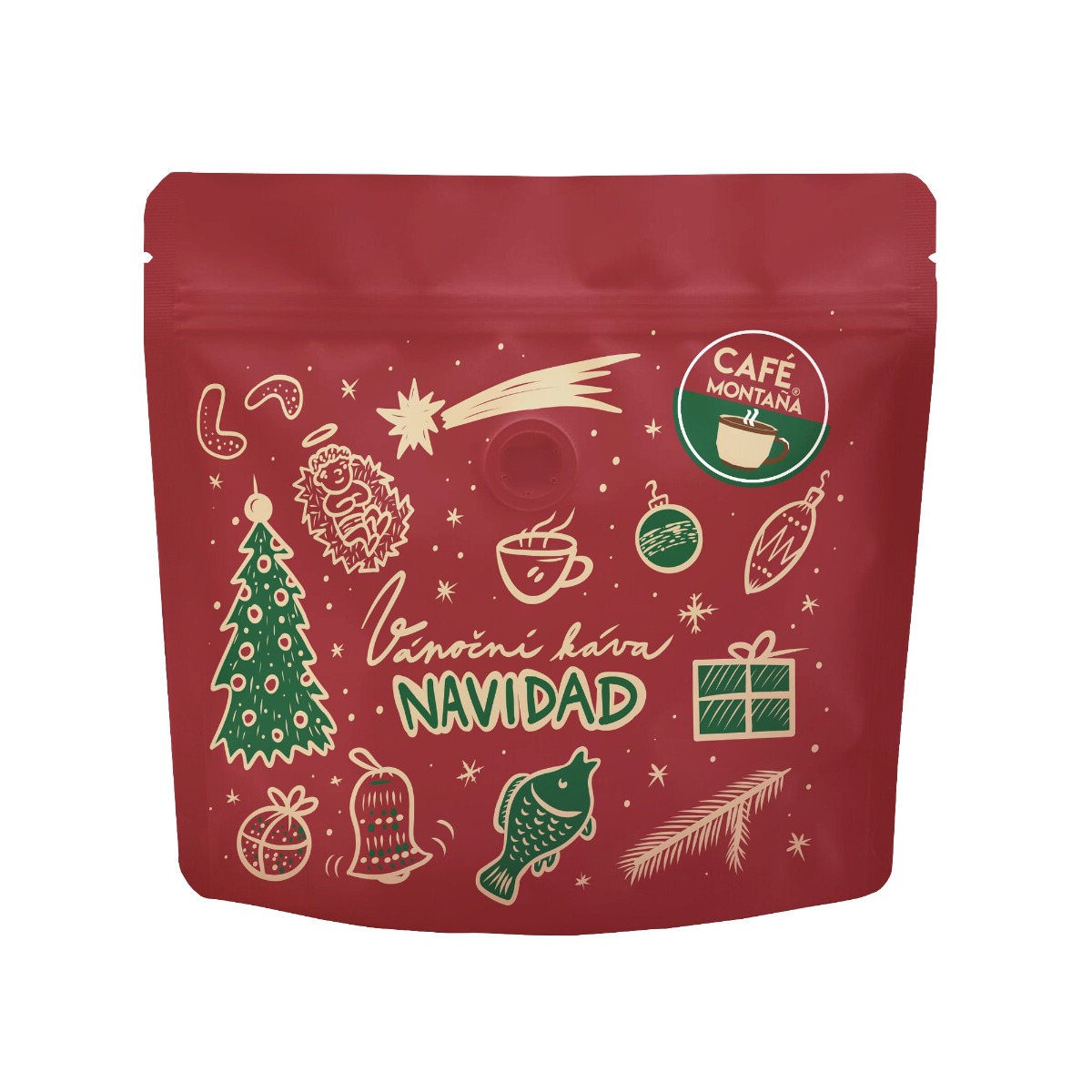 Café Montana Navidad vánoční zrnková káva 250 g