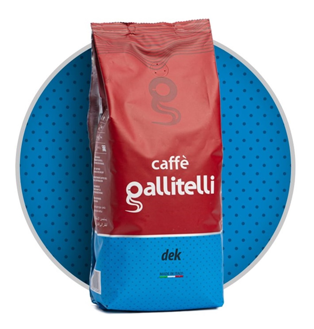 Caffe Gallitelli Dek 1 kg Bezkofeinová káva