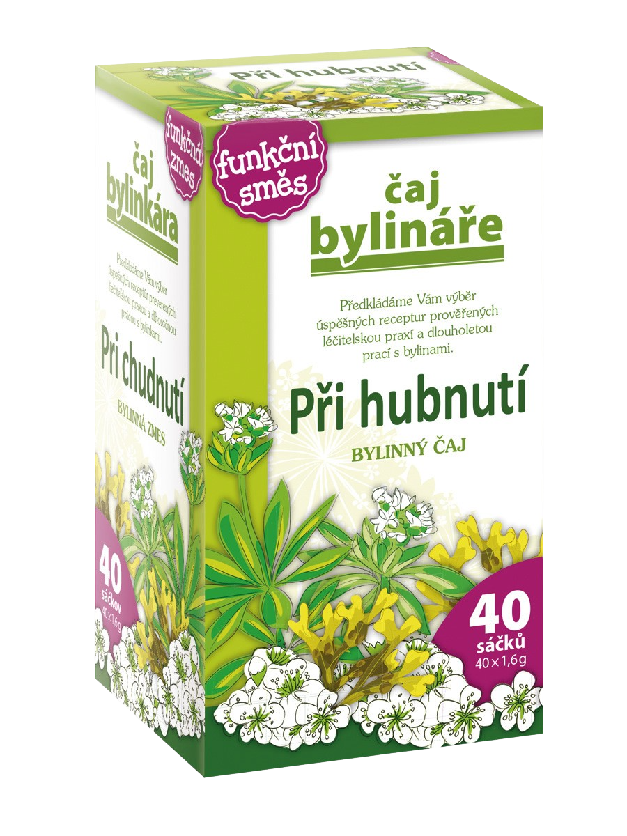ČAJ BYLINÁŘE Čaj Váňa Hubnoucí sáčky 40 x 1.6 g