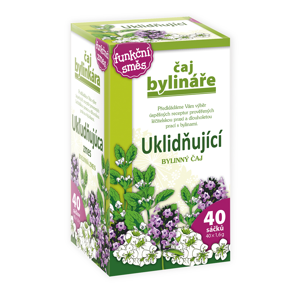 Čaj bylináře Uklidňující nálevové sáčky 40x1,6 g