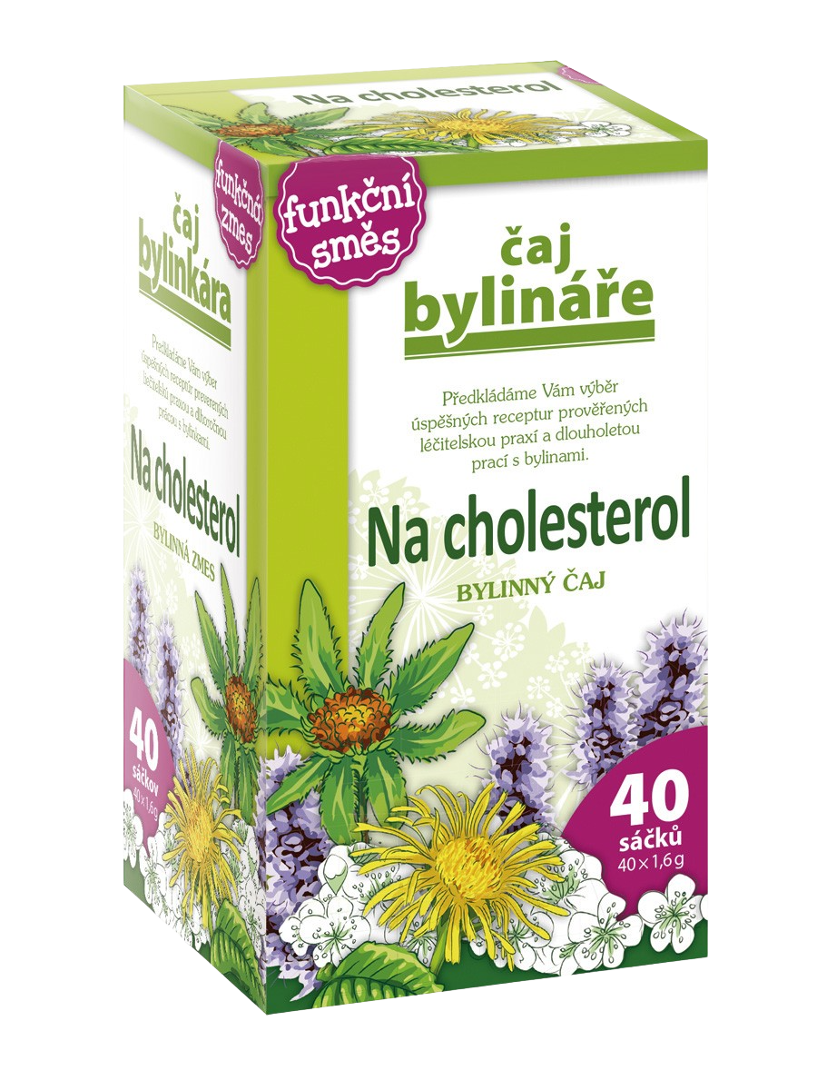 ČAJ BYLINÁŘE Váňa čaj na cholesterol sáčky 40 x 1.6 g