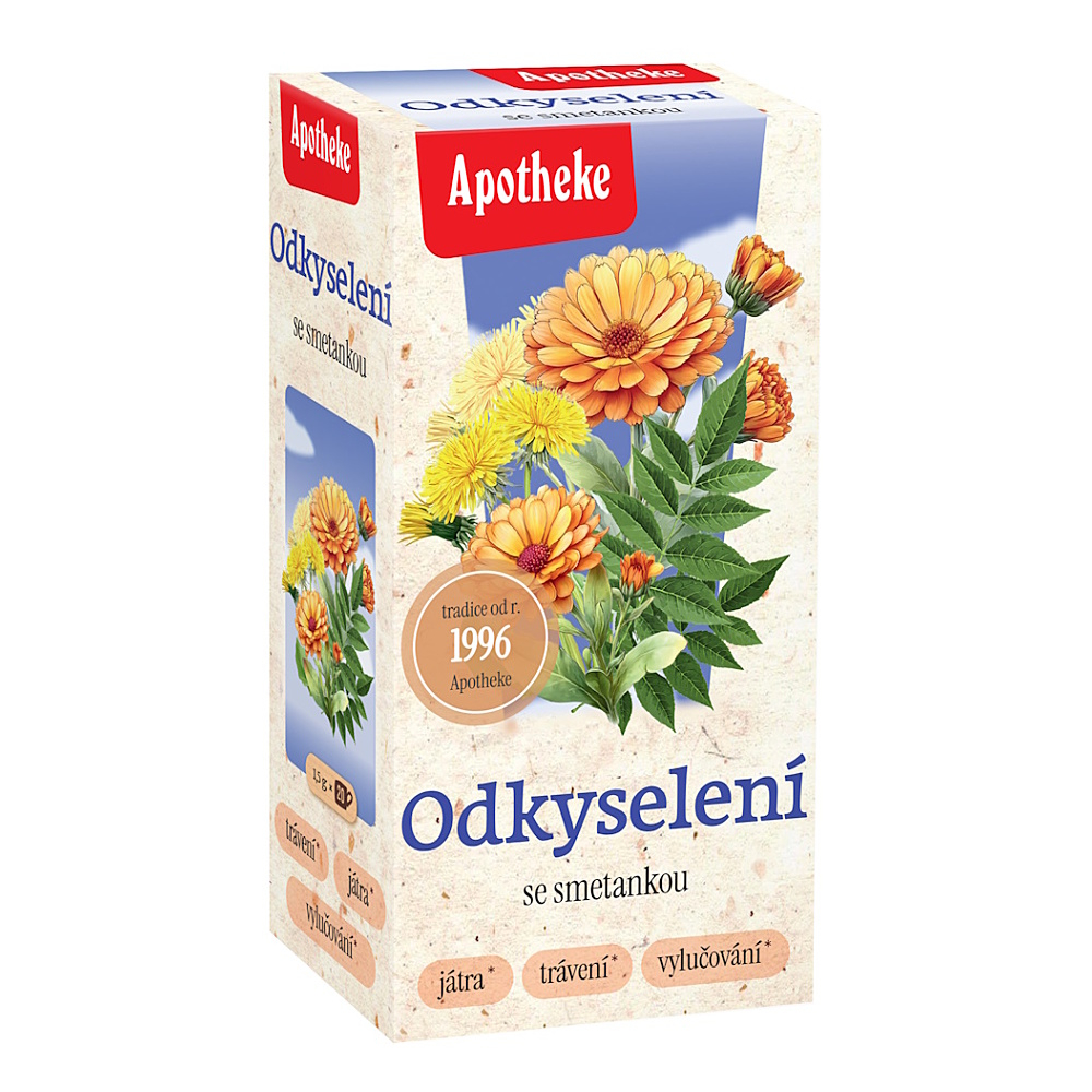 Čaj na odkyselení se smetankou 20 x 1.5g Apotheke