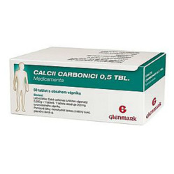 CALCII CARBONICI 0,5 TBL. MEDICAMENTA 0.5g 50 tablet