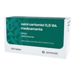 CALCII CARBONICI 0,5 tbl. Medicamenta 100 tablet