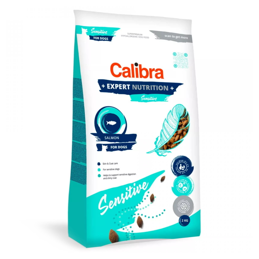 CALIBRA Expert Nutrition Sensitive Salmon granule pro psy, Hmotnost balení: 2 kg