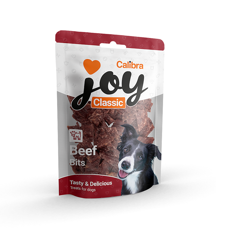 CALIBRA Joy dog classic beef bits hovězí kousky 250 g