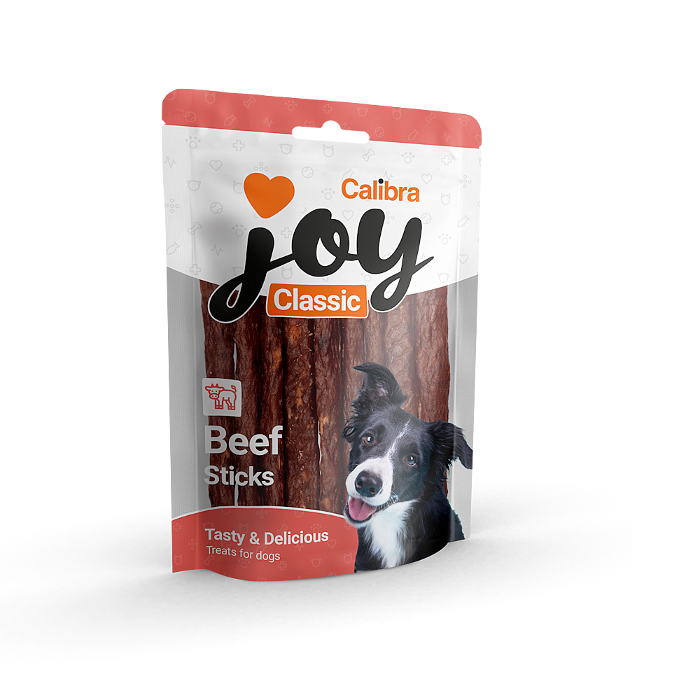 CALIBRA Joy dog classic beef sticks hovězí tyčinky 500 g