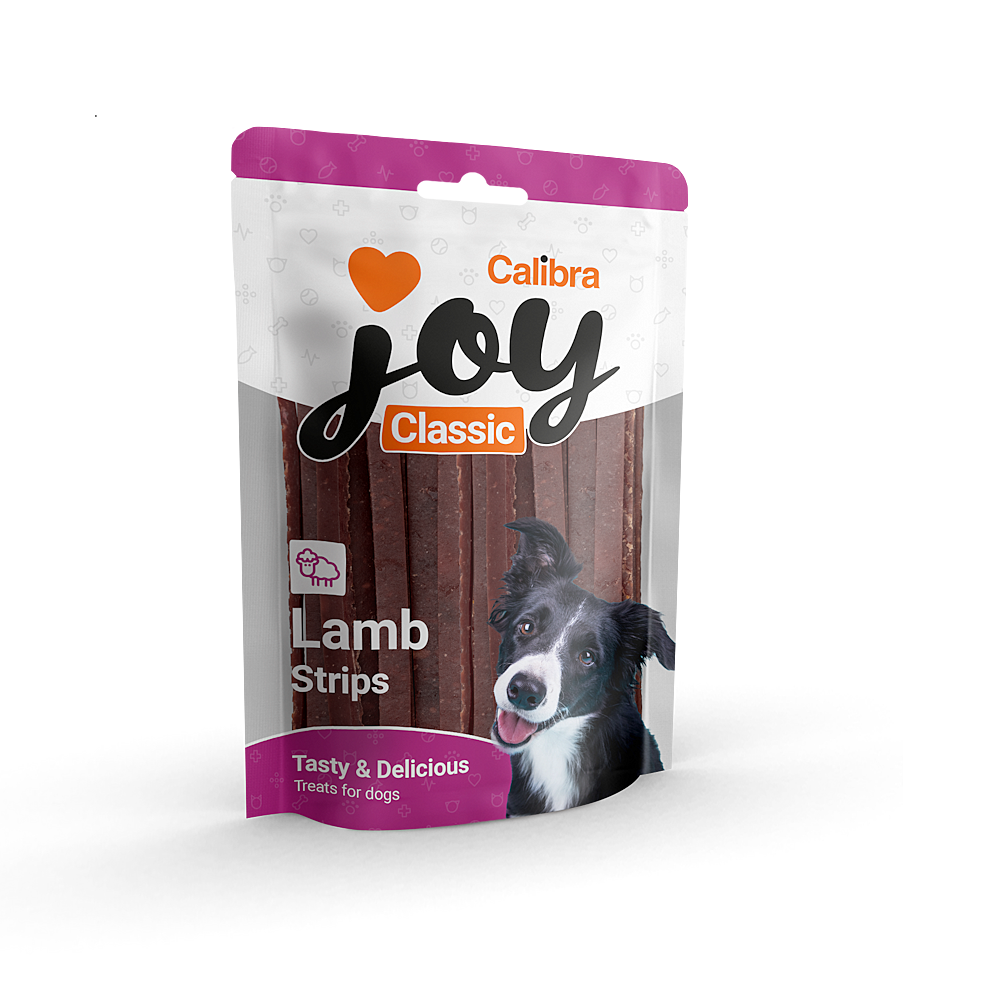 CALIBRA Joy dog classic lamb strips jehněčí plátky 80 g