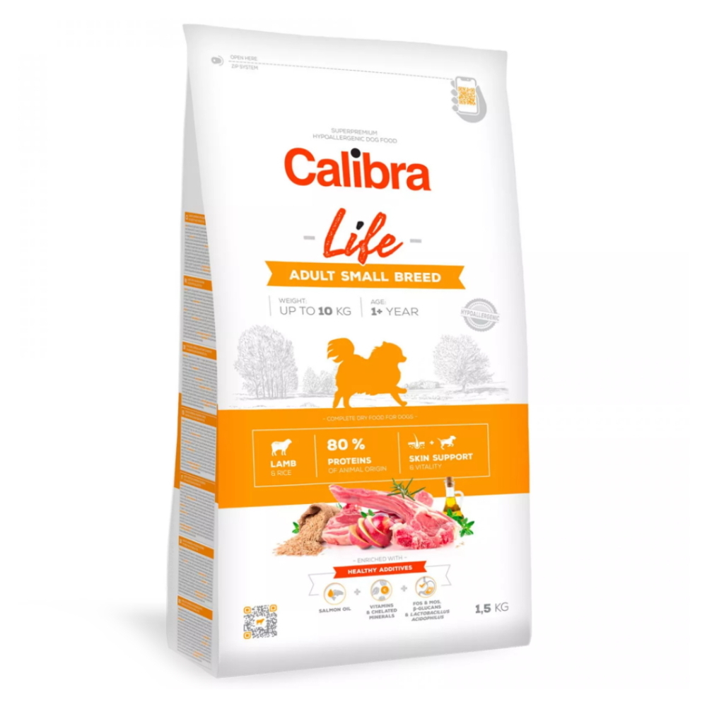 CALIBRA Life Adult Small Breed Lamb pro malá plemena psů 1 ks, Hmotnost balení: 1,5 kg