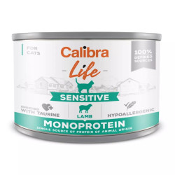 CALIBRA Life konzerva sensitive lamb pro kočky 200 g
