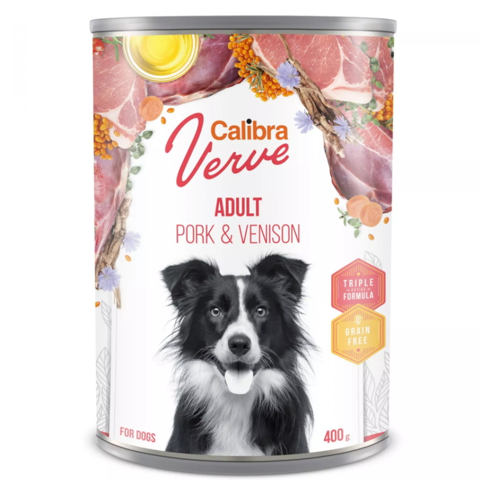 CALIBRA Verve Adult Pork&Venison konzerva pro psy 400 g