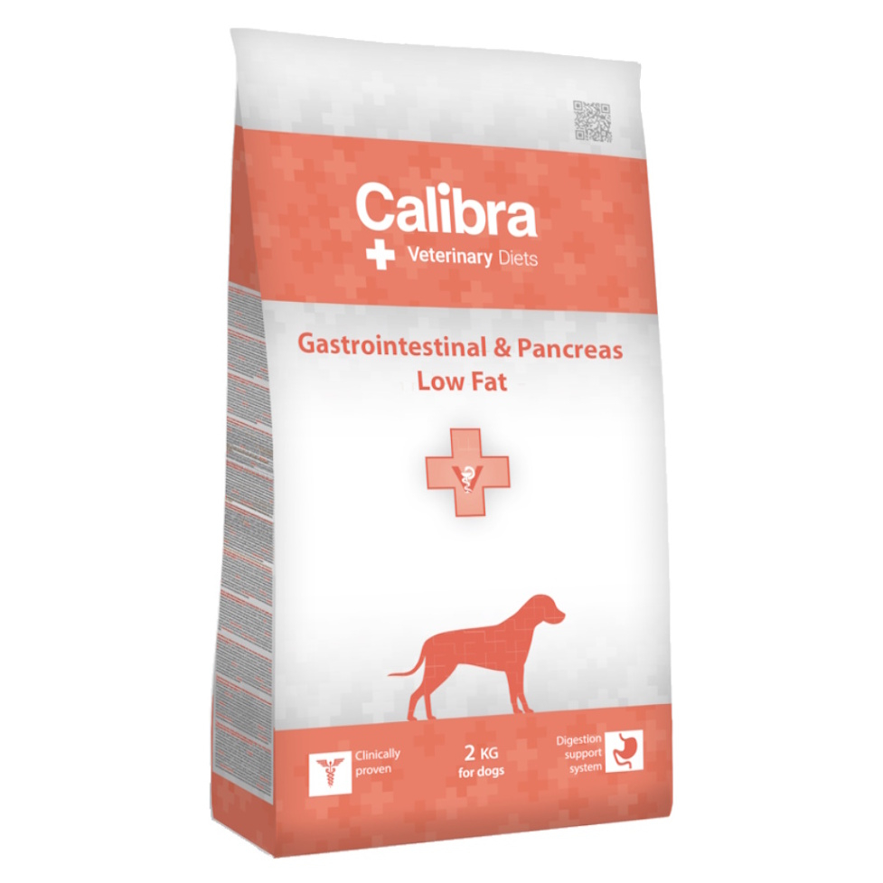 CALIBRA Veterinary Diets Gastrointestinal&Pancreas Low Fat, Hmotnost balení (g): 2 kg