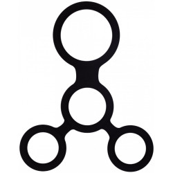 California Exotic Erekční kroužek na penis a varlata Bondage