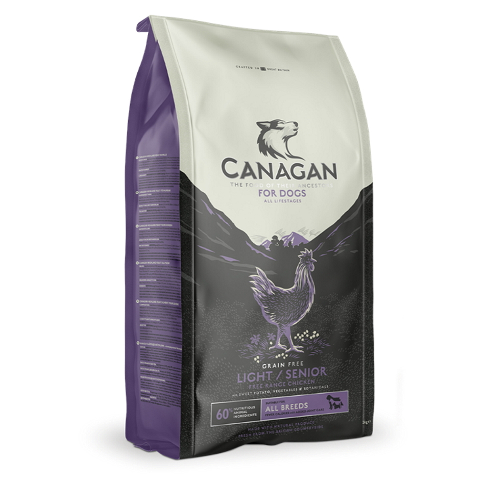 CANAGAN Light/senior granule pro psy, Hmotnost balení: 2 kg