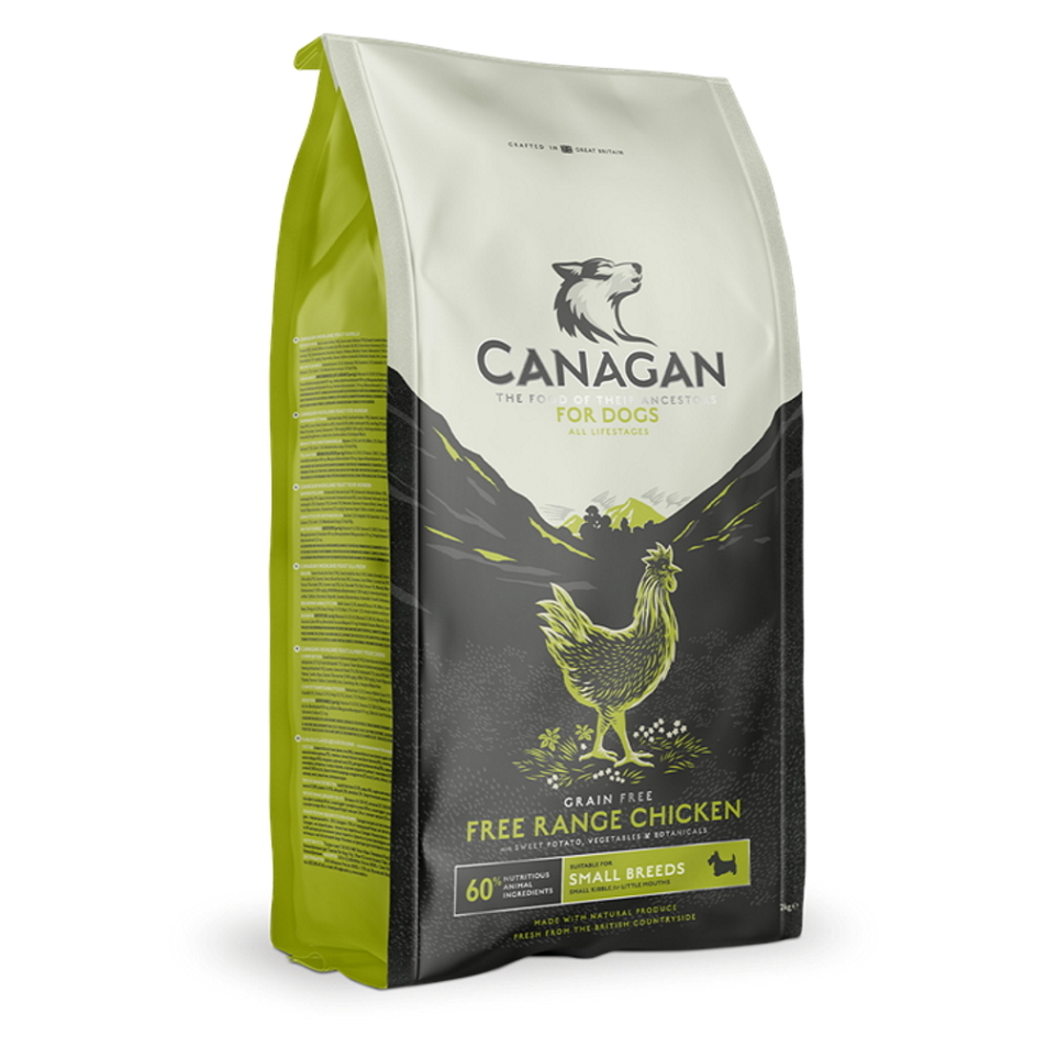 CANAGAN Small Breed Free range chicken granule pro psy, Hmotnost balení: 6 kg