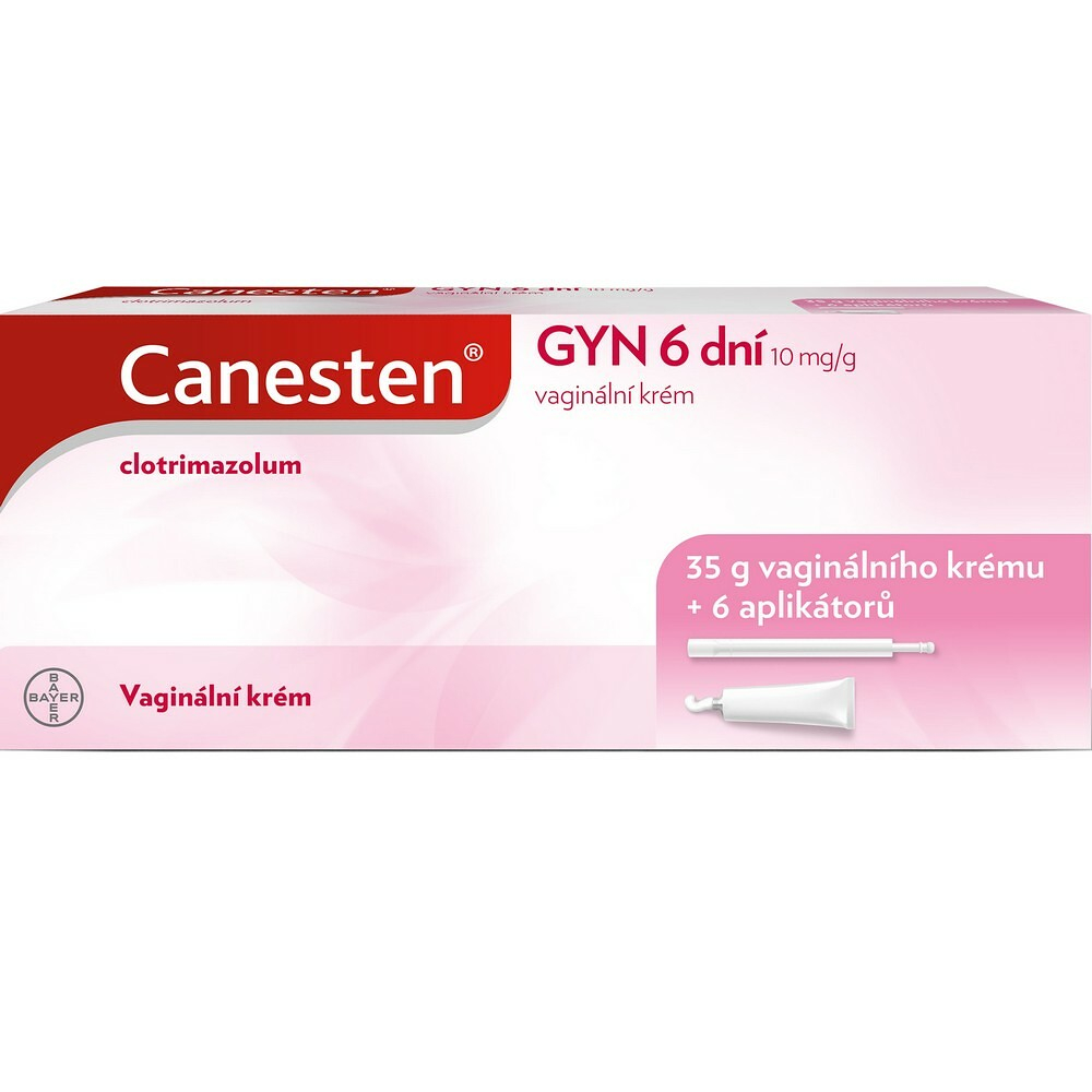 CANESTEN Gyn 6 dní 35 g vaginální krém + 6 aplikátorů