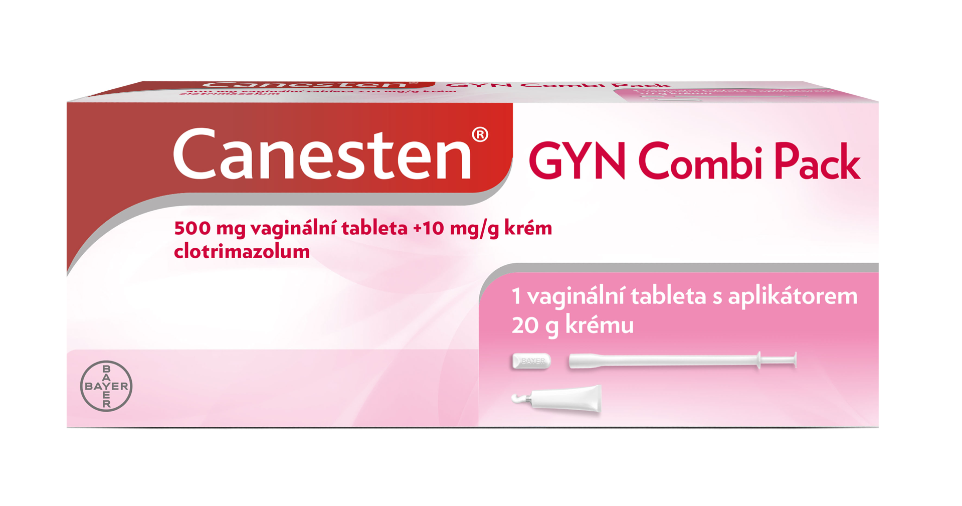 Canesten GYN COMBI PACK vaginální tableta a krém
