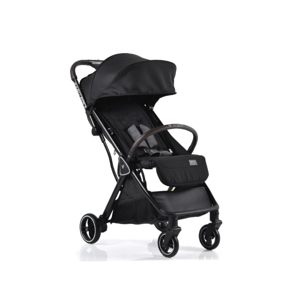 Cangaroo Dětský lehký kočárek Easy fold, do 22kg - černý