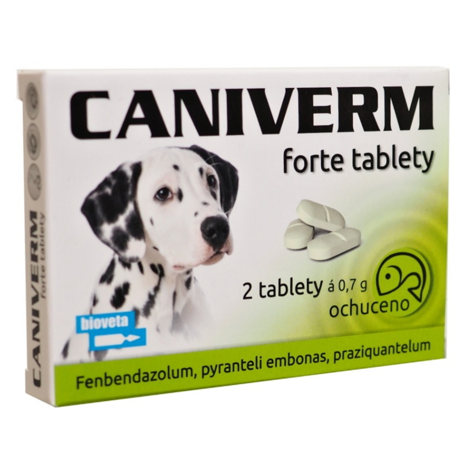 CANIVERM Forte 0,7 g 2 tablety