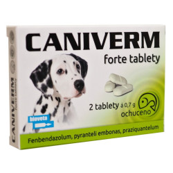 CANIVERM Forte 0,7 g 2 tablety