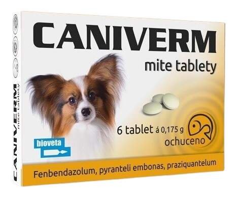 CANIVERM pro psy a kočky 6 tablet