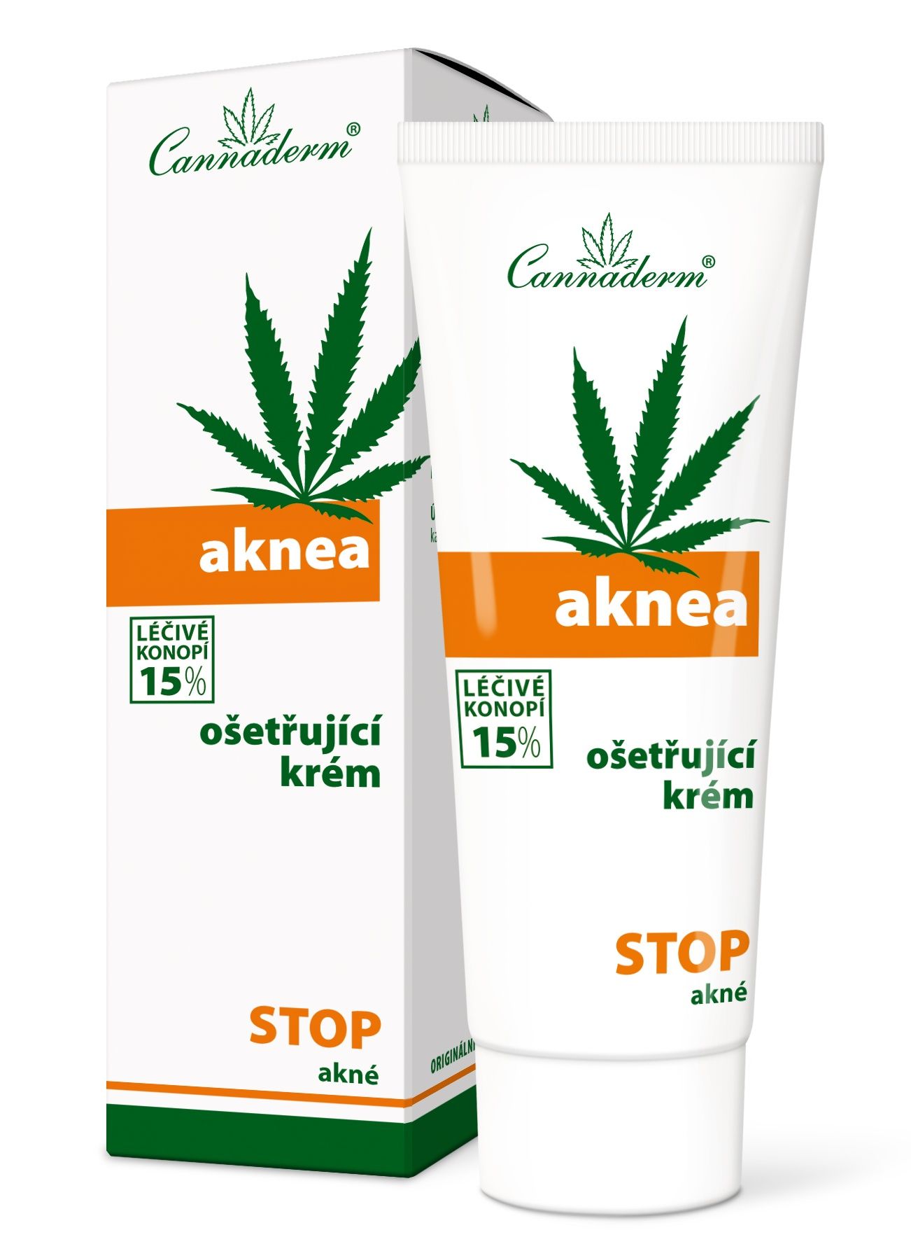 Cannaderm Aknea Ošetřující krém 75 g