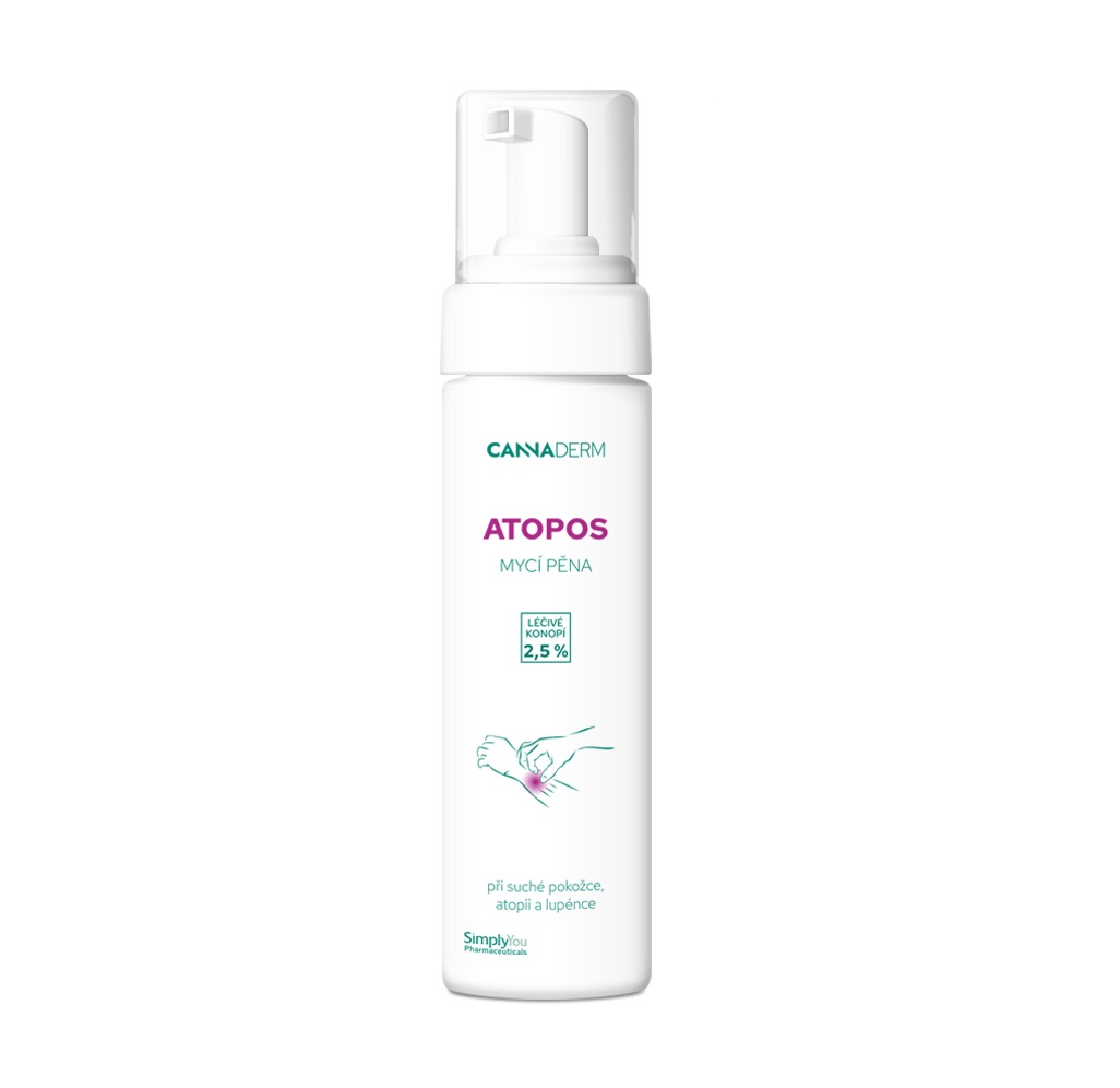 Cannaderm Atopos Mycí pěna 180 ml