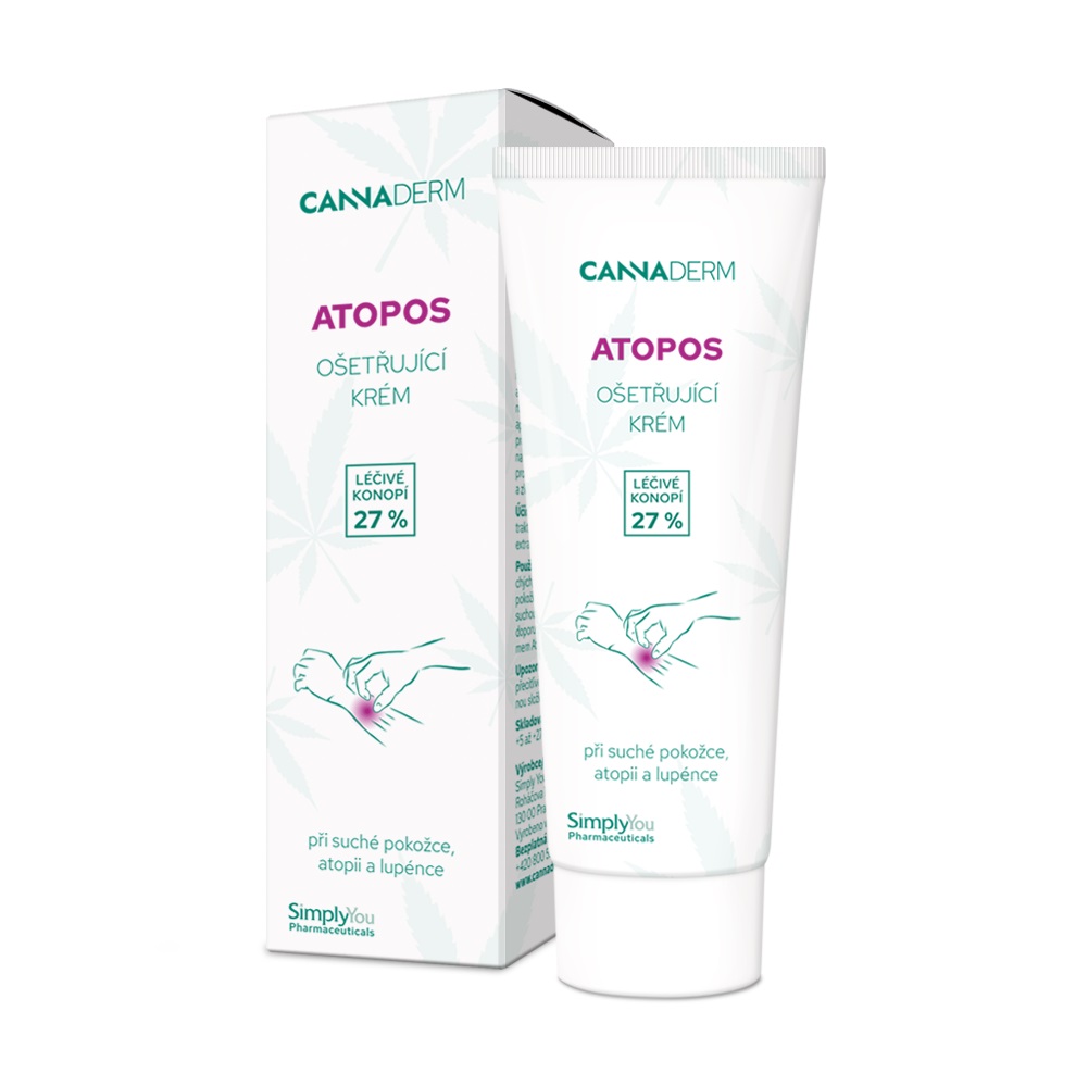 Cannaderm Atopos Ošetřující krém 75 ml