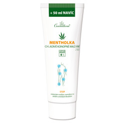 CANNADERM Mentholka chladivé konopné mazání 250 ml