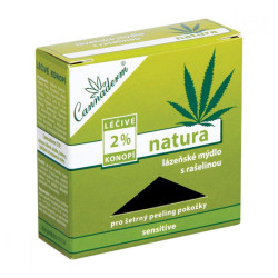 CANNADERM Natura Lázeňské mýdlo s rašelinou 80 g