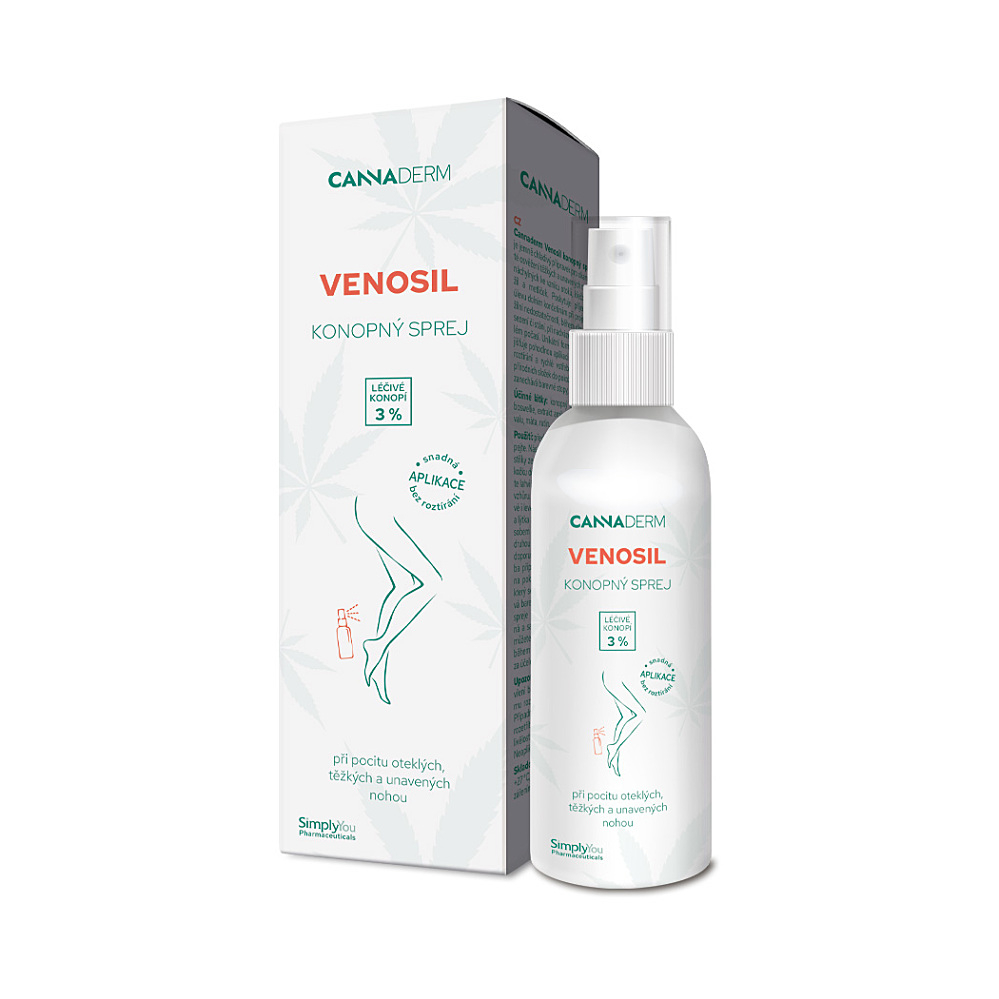 CANNADERM Venosil konopný sprej 150ml