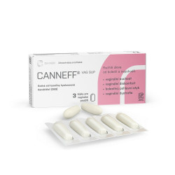 CANNEFF VAG SUP Vaginální čípky 3 kusy