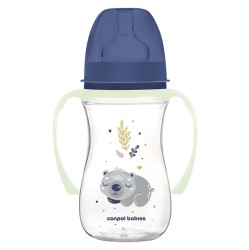 CANPOL BABIES Antikoliková lahev EasyStart sleepy koala modrá 240 ml