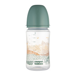 CANPOL BABIES Canpol babies Antikoliková lahev EasyStart MOUNTAINS 240ml zelená 240 ml