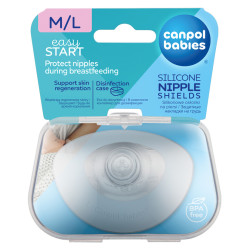 CANPOL BABIES Chránič prsní bradavky Premium 2 ks M