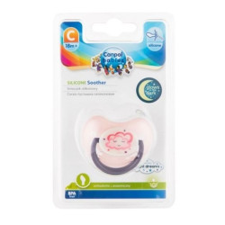 CANPOL BABIES Dudlík anatomický Night Dreams 18m+