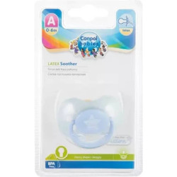 CANPOL BABIES Dudlík sil. symetrický 0-6m Pastels modrý