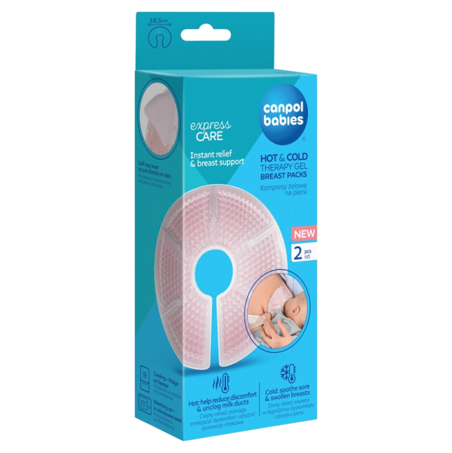CANPOL BABIES Hot&Cold gelový obklad na prsa 2 kusy