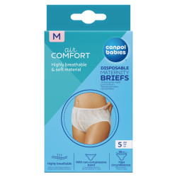 CANPOL BABIES Jednorázové mateřské kalhotky vel. M 9598 5 ks
