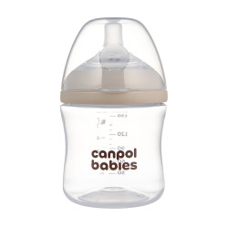 CANPOL BABIES Lahev antikoliková natural shape 0m+ 150 ml